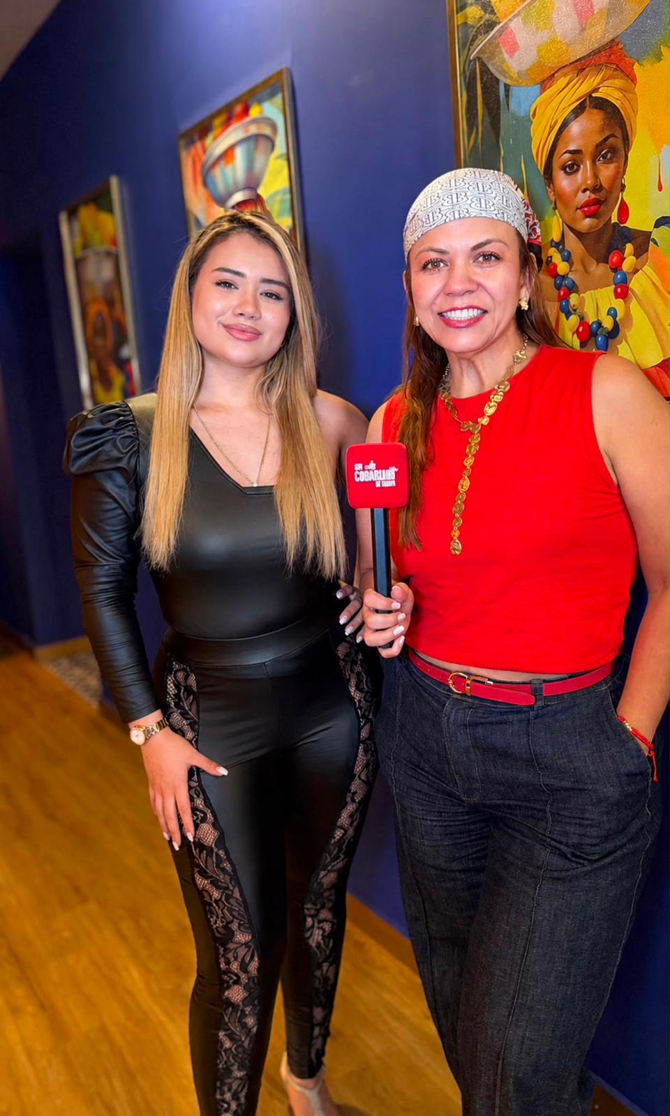Valerie en entrevista de televisión